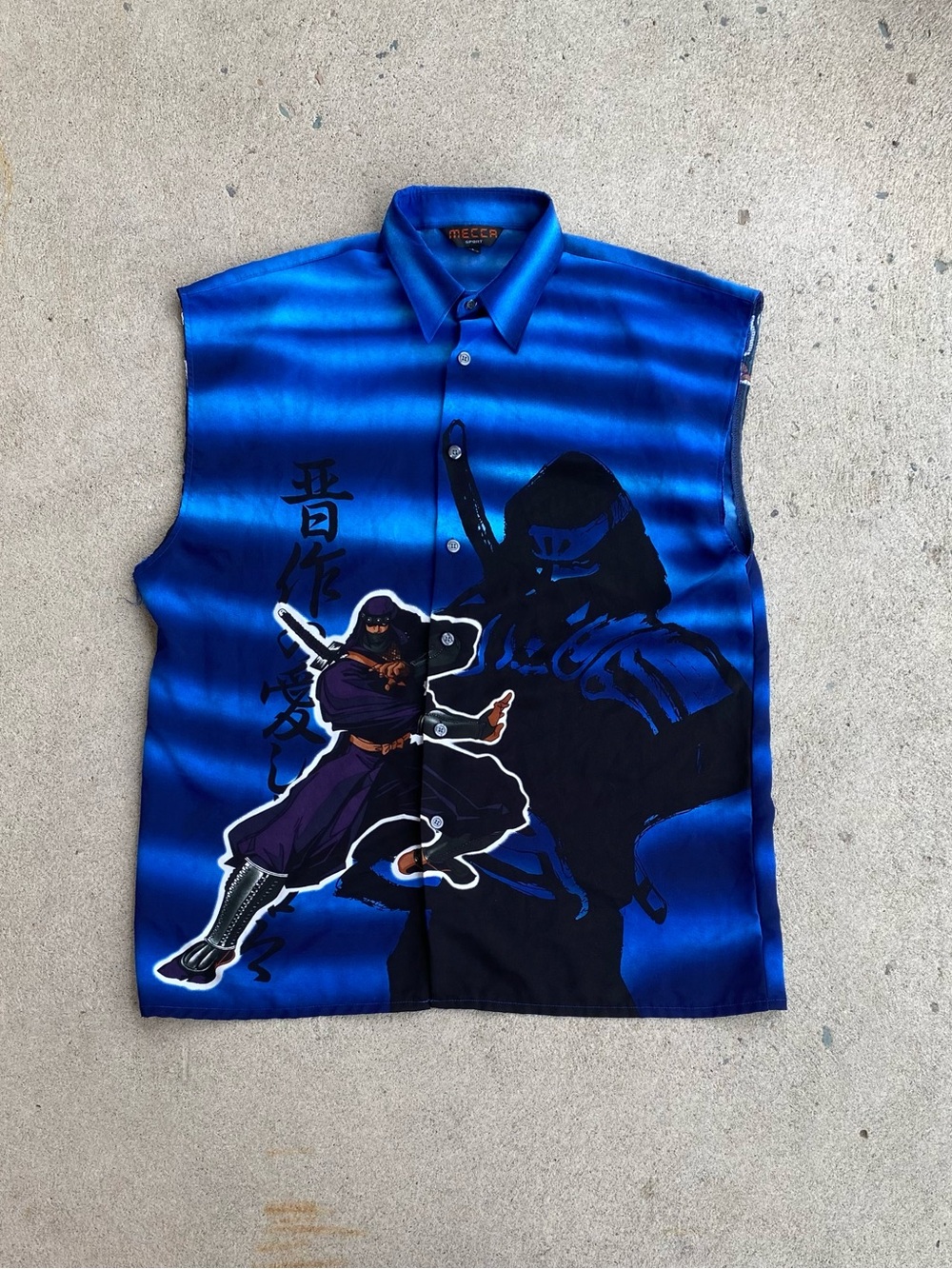 Y2k/Hip Hop Mecca Tank Top Button - Up Shirt